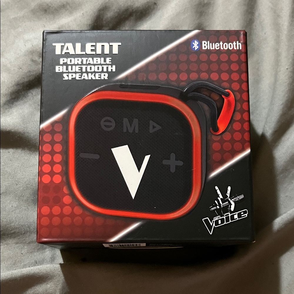 Red Bluetooth Portable Speaker